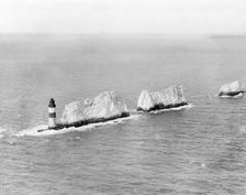 The Needles, Isle of Wight, 1920. Artist: Aerofilms
