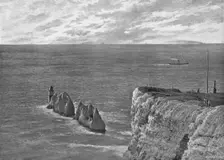 The Needles, Isle of Wight c1896. Artist: Poulton & Co