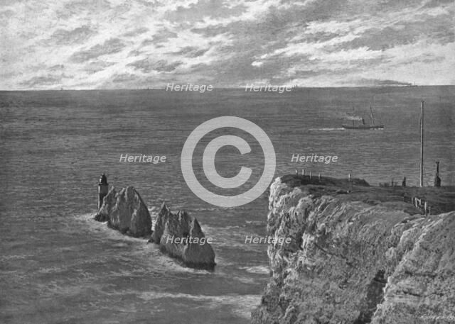 The Needles Isle of Wight, c1900. Artist: Paulton & Son.