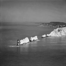 The Needles, Isle of Wight, from the south, 1949. Artist: Aerofilms