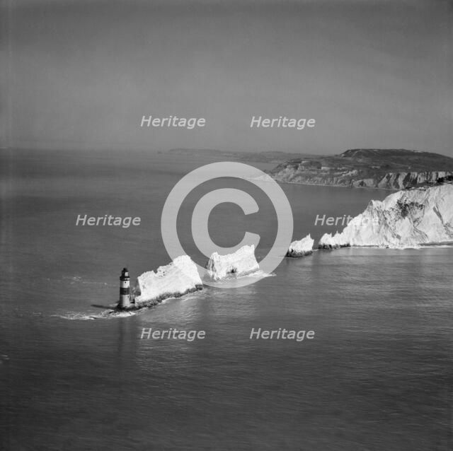 The Needles, Isle of Wight, from the south, 1949. Artist: Aerofilms.