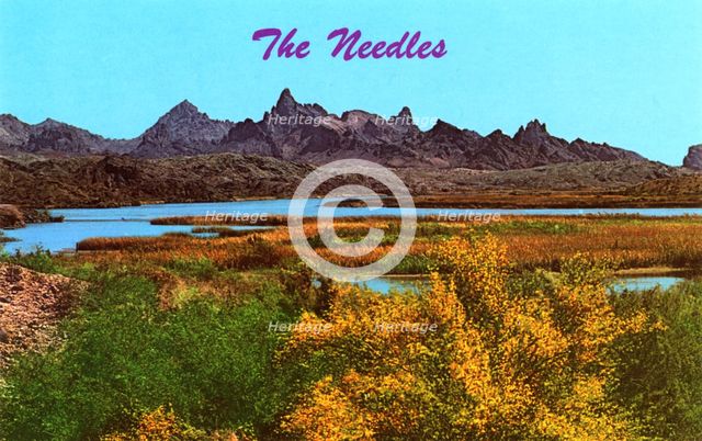 The Needles, near Topock, Arizona, USA, 1964. Artist: Carlos Elmer