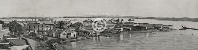 The neighborhood of La Marina and the bay, San Juan, Puerto Rico, 1898. Creator: Unknown.