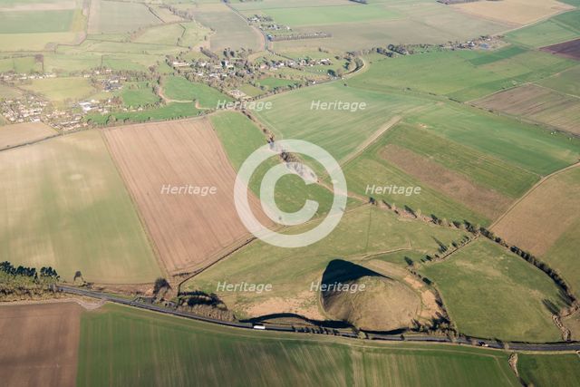 The Neolithic monuments of Silbury Hill and Avebury, Wiltshire, 2019. Creator: Damian Grady.