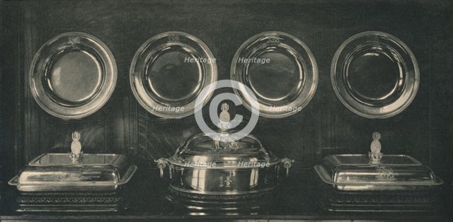 'The Nelson Plate at Lloyd's', c1800, (1928). Artist: Unknown.