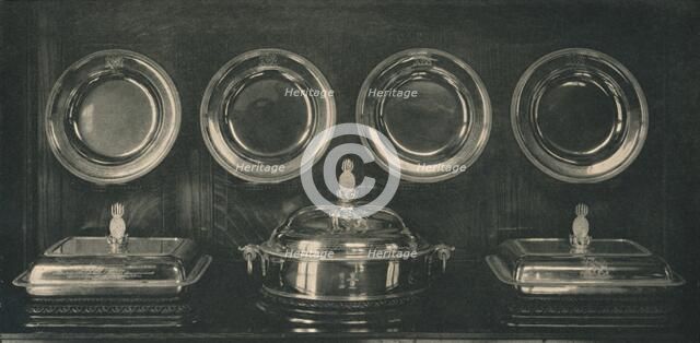 'The Nelson Plate at Lloyd's', c1800, (1928). Artist: Unknown.