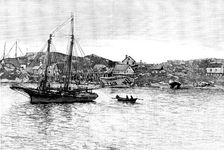 The Newfoundland Fishery Dispute: Burgeo, between the French Settlement and Cape Ray, 1890. Creator: Unknown