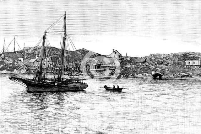 The Newfoundland Fishery Dispute: Burgeo, between the French Settlement and Cape Ray, 1890. Creator: Unknown.