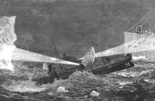 'The Newfoundland Fisheries Question - HMS"Tyne" and Torpedo Boats crossing the Atlantic in a Ga Creator: Unknown