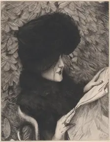 The Newspaper, 1883. Creator: James Tissot
