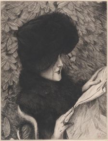 The Newspaper, 1883. Creator: James Tissot