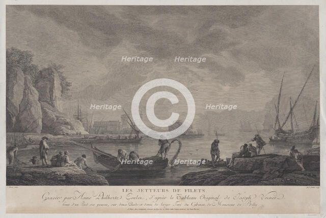 The Net Throwers, ca. 1750-1800. Creator: Anne Philiberte Coulet.