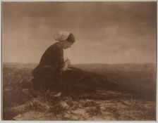 The Net Mender, 1894. Creator: Alfred Stieglitz