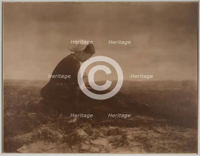 The Net Mender, 1894. Creator: Alfred Stieglitz.