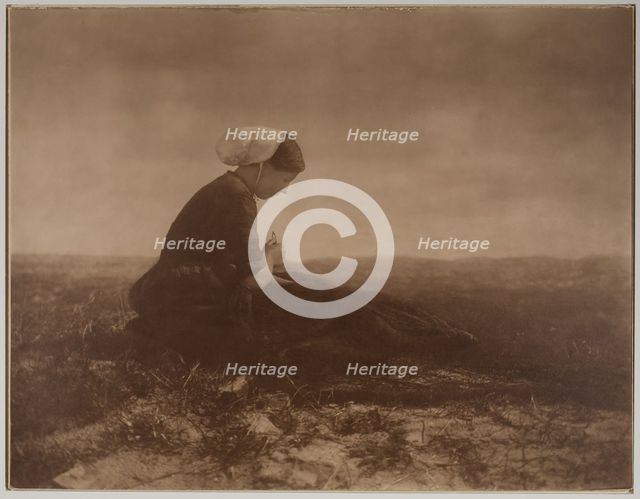 The Net Mender, 1894. Creator: Alfred Stieglitz.
