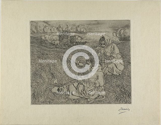 The Net Menders, 1899. Creator: Jan Toorop.