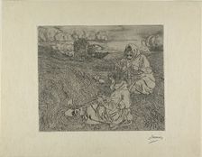 The Net Menders, 1899. Creator: Jan Toorop