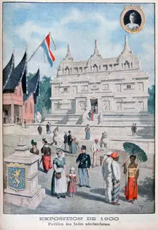 The Netherlands Indies pavilion at the Universal Exhibition of 1900, Paris, 1900