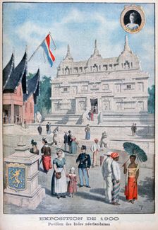 The Netherlands Indies pavilion at the Universal Exhibition of 1900, Paris, 1900