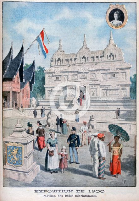 The Netherlands Indies pavilion at the Universal Exhibition of 1900, Paris, 1900. Artist: Unknown
