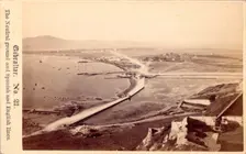 The Neutral Ground and Spanish and English Lines, Gibraltar, 19th century. Creator: Anon