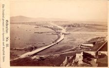 The Neutral Ground and Spanish and English Lines, Gibraltar, 19th century. Creator: Anon