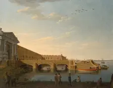 The Neva Gate at the Peter and Paul Fortress, 1797. Creator: Benjamin Patersson
