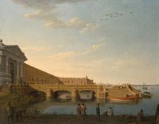 The Neva Gate at the Peter and Paul Fortress, 1797. Creator: Benjamin Patersson