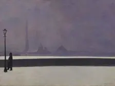 The Neva River, light mist, 1913