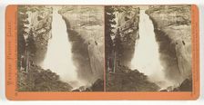 The Nevada Fall, 700 ft., Yosemite, 1861/76. Creator: Carleton Emmons Watkins