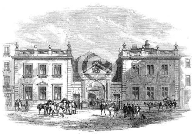 The new "Tattersall’s" at Knightsbridge-Green, 1864. Creator: Unknown.