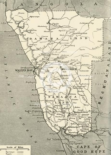 'The New Territory which General Botha added to the Empire', 1916. Creator: Unknown.