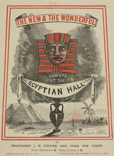 The New & The Wonderful at Egyptian Hall by Professor Pepper and Thomas Tobin, 1872. Creator: Unknown