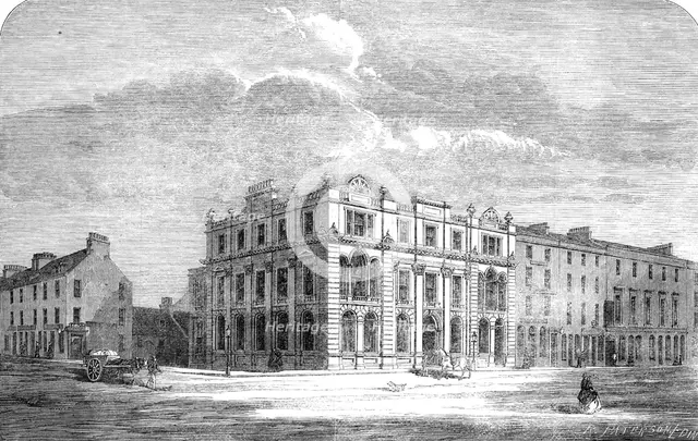 The new Town and County Bank, Aberdeen, 1862. Creator: R. Paterson.