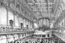 The New Town Hall at Portsmouth - the Prince of Wales declaring the building open,1890 Creator: Unknown