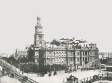 The New Town Hall Sydney, Australia, 1895. Creator: York & Son