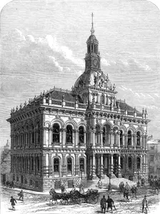 The new townhall at Ipswich, 1868. Creator: Unknown