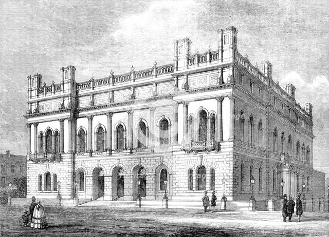 The New Townhall, Blackburn, 1857. Creator: Unknown.