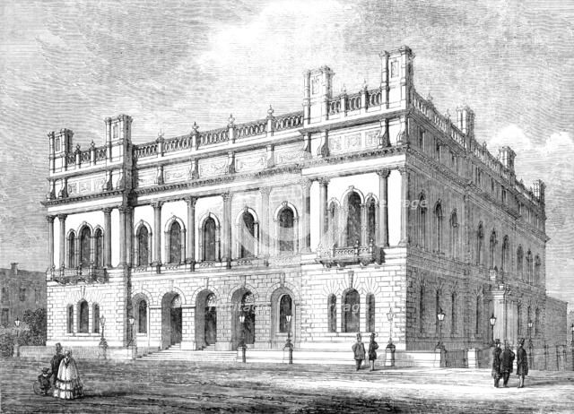 The New Townhall, Blackburn, 1857. Creator: Unknown.