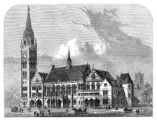 The new townhall, Rochdale, 1871. Creator: Unknown