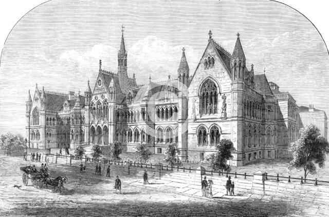 The new University College, Nottingham, 1881. Creator: Unknown.