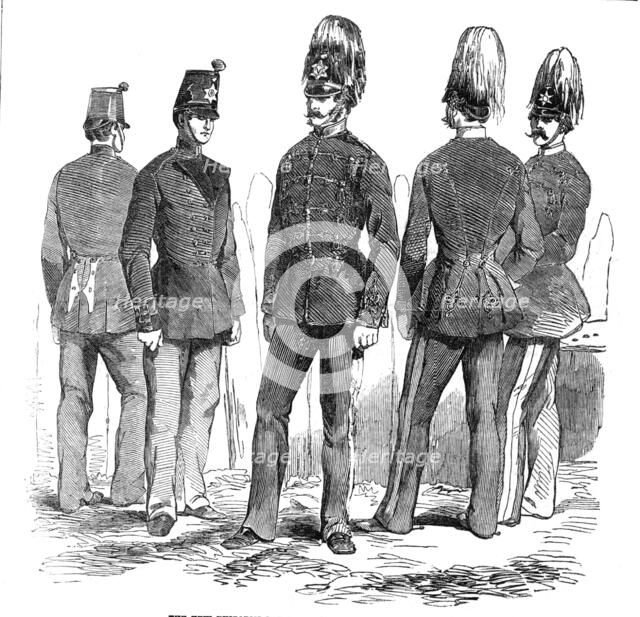 The new uniforms for the Light Infantry and Cavalry, 1854. Creator: Unknown.