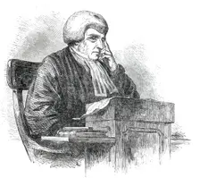 The New Vice-Chancellor, Sir R. M. Rolfe, 1850. Creator: Unknown