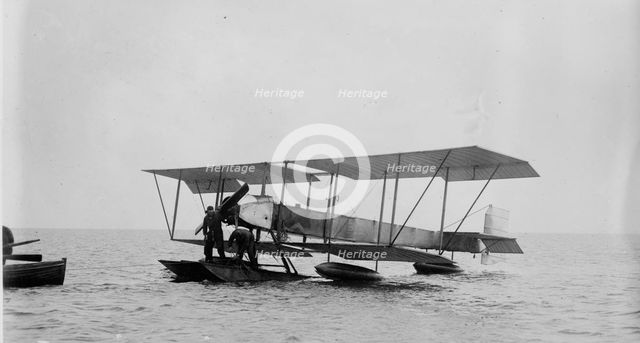 The New "Warship" - Commander Samson's hydroplane, between c1910 and c1915. Creator: Bain News Service.