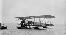 The New "Warship" - Commander Samson's hydroplane, between c1910 and c1915. Creator: Bain News Service