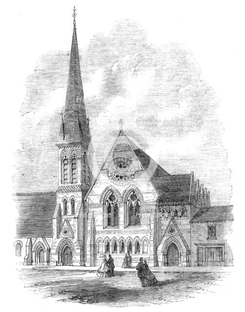 The new Wesleyan Chapel, at Aston Villa, Lozells, Birmingham, 1865. Creator: Unknown.