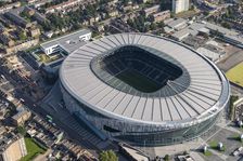 The new White Hart Lane Football Ground, home to Tottenham Hotspur FC, Tottenham, London, 2021. Creator: Damian Grady