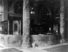 The new Willard Hotel, Washington, D.C. - registration counter, between 1890 and 1950. Creator: Frances Benjamin Johnston