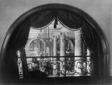 The new Willard Hotel, Washington, D.C. - view from balcony, between 1890 and 1950. Creator: Frances Benjamin Johnston