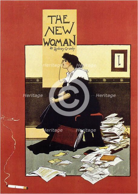 The New Woman, 1895. Artist: Morrow, Albert (1863-1927)